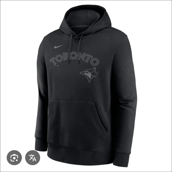Toronto Blue Jays Nike Blackout Hoodie - Picture 2 of 6